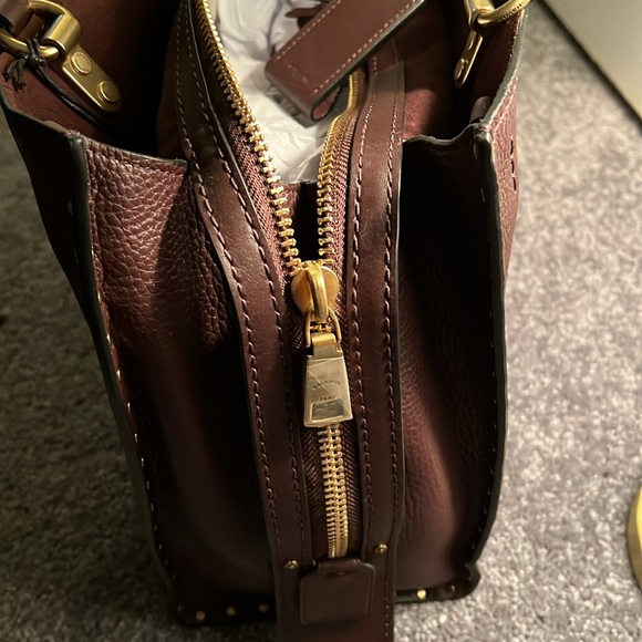 Brand New Coach Rogue Bag with Rivets. - Picture 2 of 7